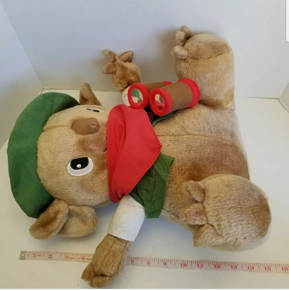 Crayola Crayon Koala Bear Explorer Scout Elf Plush Toy Binoculars Hat 2005 - Picture 6 of 7